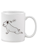 French Bulldog Yoga Style Mug -SPIdeals Designs
