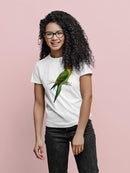 Parrot On A Branch T-shirt -SPIdeals Designs