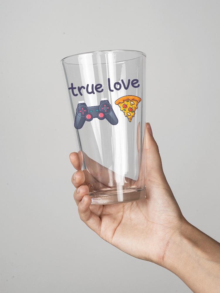 True Videogame Love Pint Glass -SPIdeals Designs