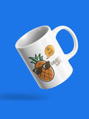 Pineapple Enjoys Life Mug -SPIdeals Designs