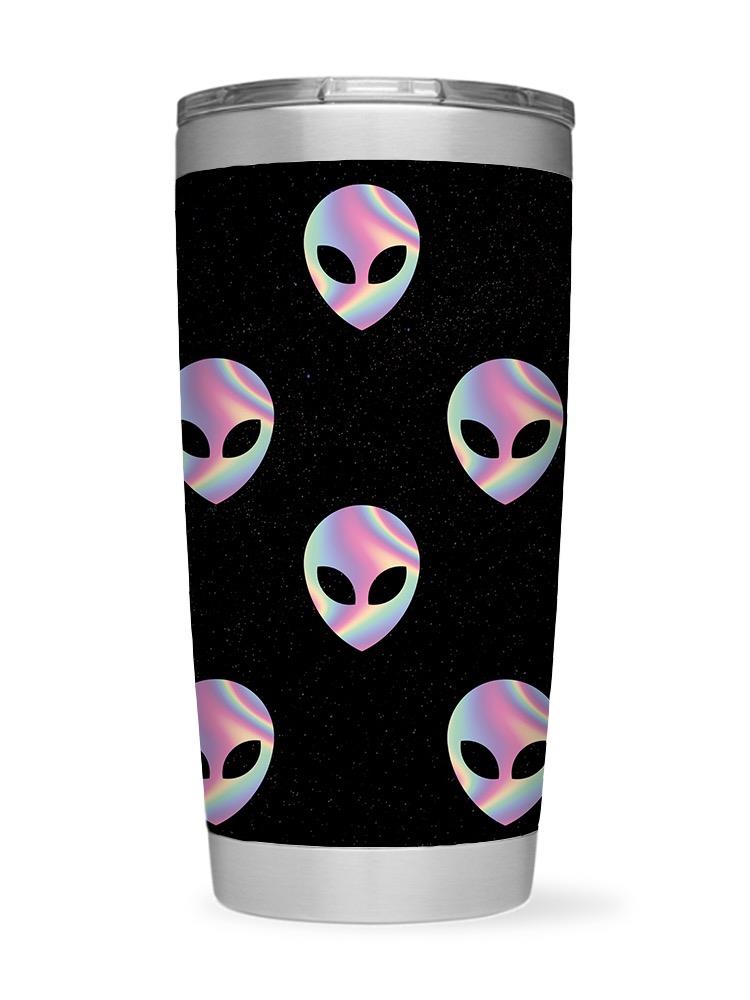 Colorful Alien Face Tumbler -SPIdeals Designs