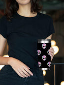 Colorful Alien Face Tumbler -SPIdeals Designs
