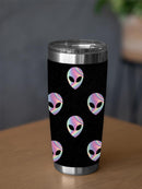 Colorful Alien Face Tumbler -SPIdeals Designs