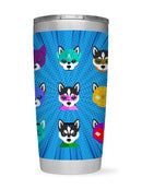 Superhero Costume Dogs Tumbler -SPIdeals Designs