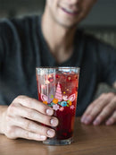 Unicorn With Flowers. Pint Glass -SPIdeals Designs