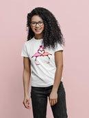 Flamingo Love. T-shirt -SPIdeals Designs