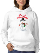 Snowman Merry Christmas Hoodie -SPIdeals Designs