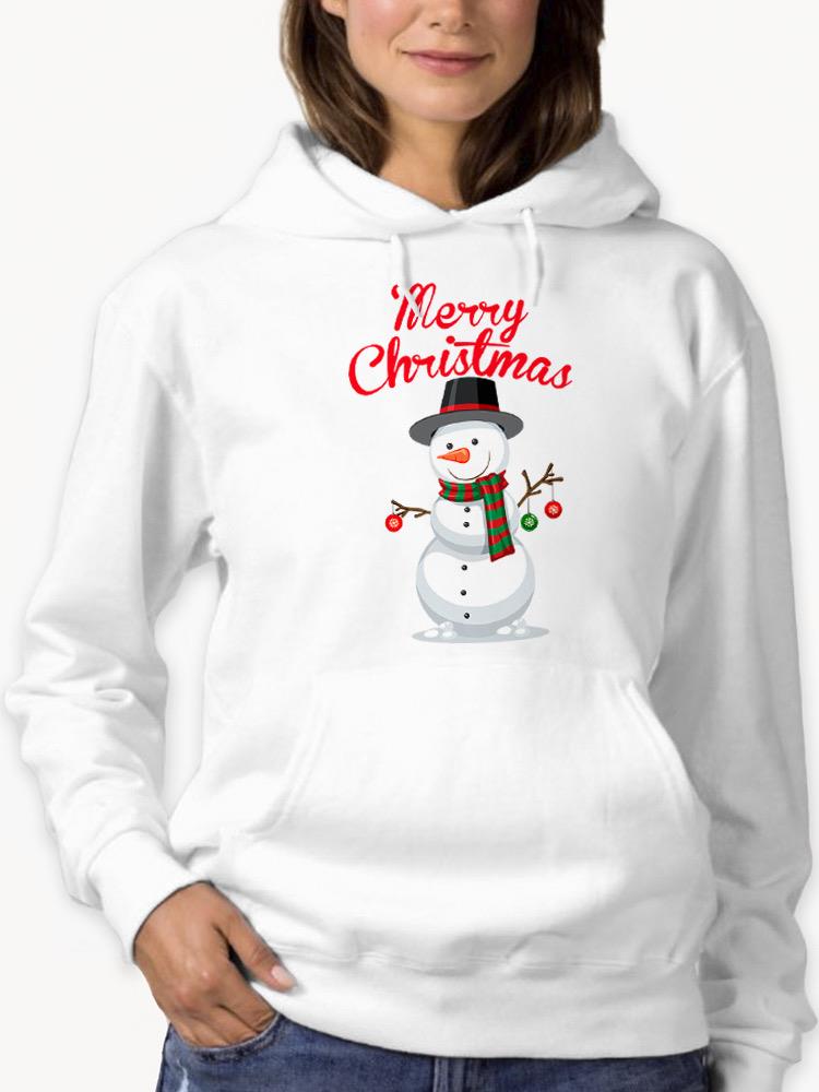 Snowman Merry Christmas Hoodie -SPIdeals Designs