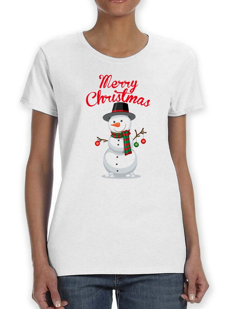 Snowman Merry Christmas T-shirt -SPIdeals Designs
