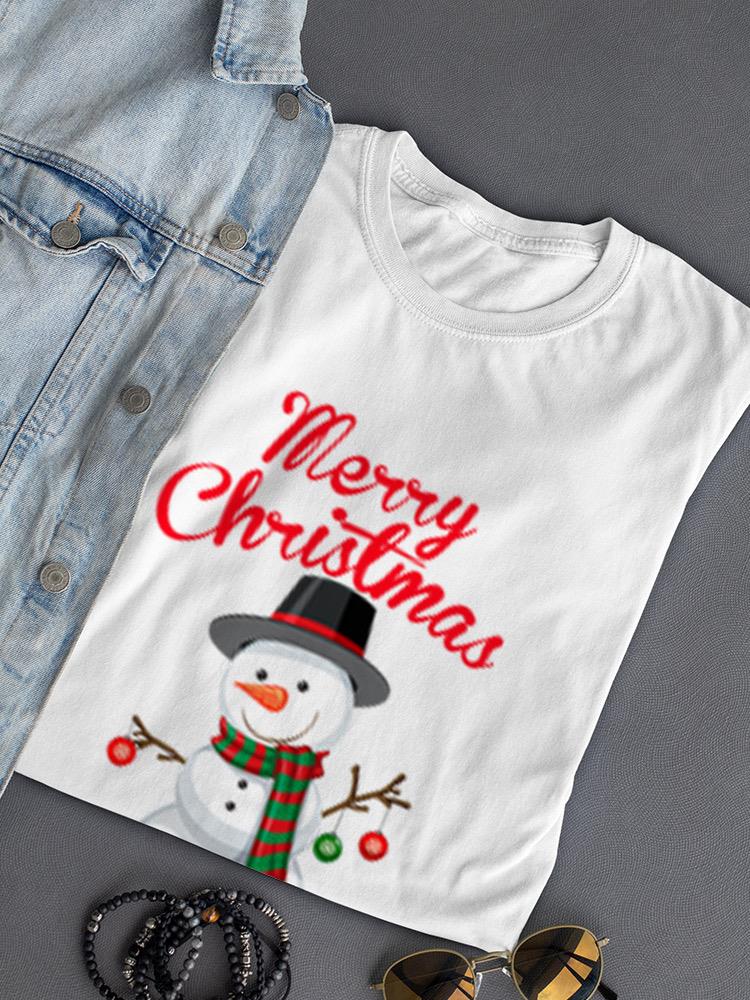 Snowman Merry Christmas T-shirt -SPIdeals Designs