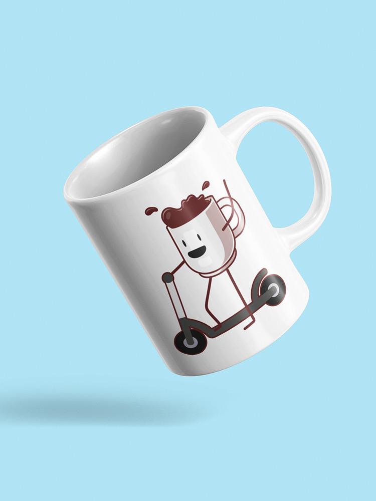 Coffee Riding A Bicycle Mug -SPIdeals Designs