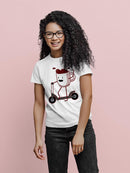 Coffee Riding A Bicycle T-shirt -SPIdeals Designs