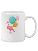 Flamingo With Balloons Mug -SPIdeals Designs