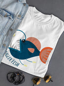 Angler Fish T-shirt -SPIdeals Designs