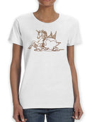 Unicorn And Clouds T-shirt -SPIdeals Designs