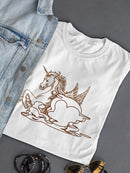Unicorn And Clouds T-shirt -SPIdeals Designs