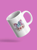 Unicorn With Gems And Flowers Mug -SPIdeals Designs