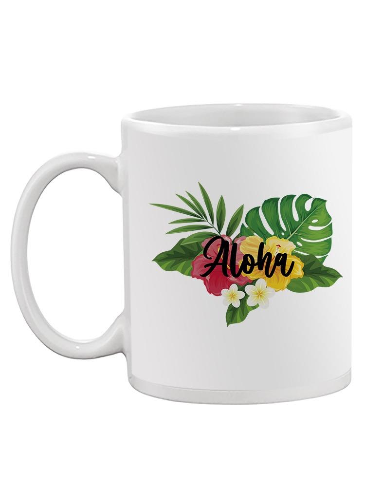 Aloha Leaves Mug -SPIdeals Designs