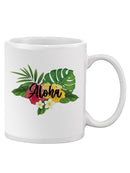 Aloha Leaves Mug -SPIdeals Designs