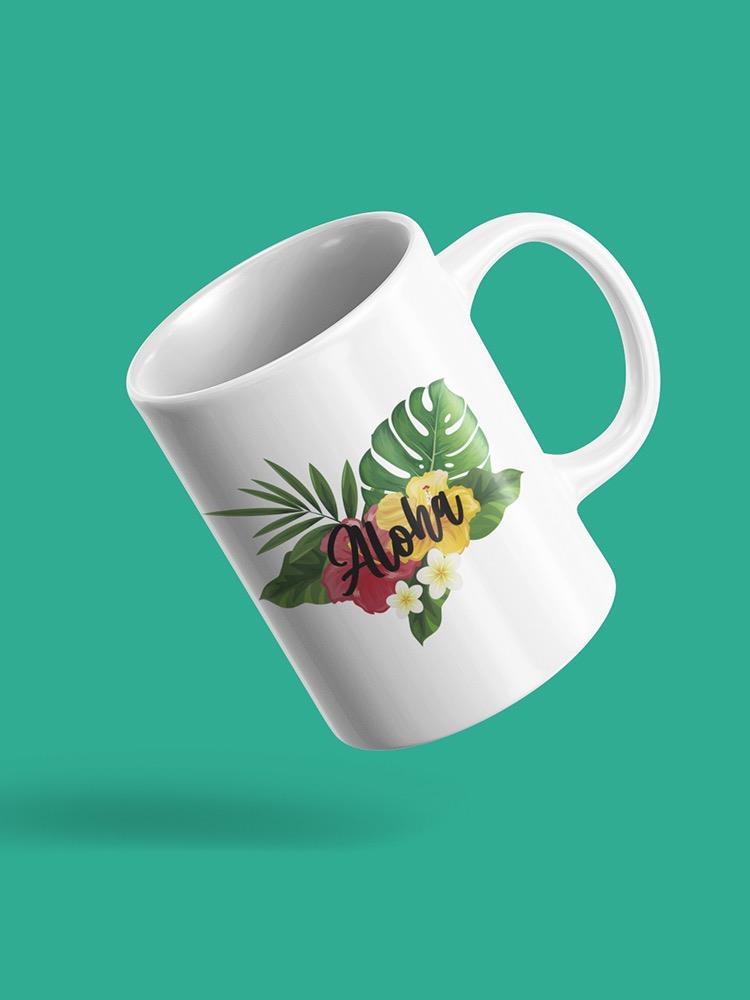 Aloha Leaves Mug -SPIdeals Designs