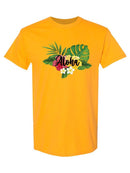 Aloha Leaves T-shirt -SPIdeals Designs