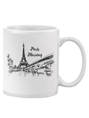 Paris Mornig Art Mug -SPIdeals Designs
