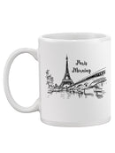 Paris Mornig Art Mug -SPIdeals Designs