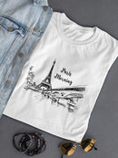 Paris Mornig Art T-shirt -SPIdeals Designs