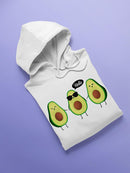 Avocado Greeting Hoodie or Sweatshirt -SPIdeals Designs
