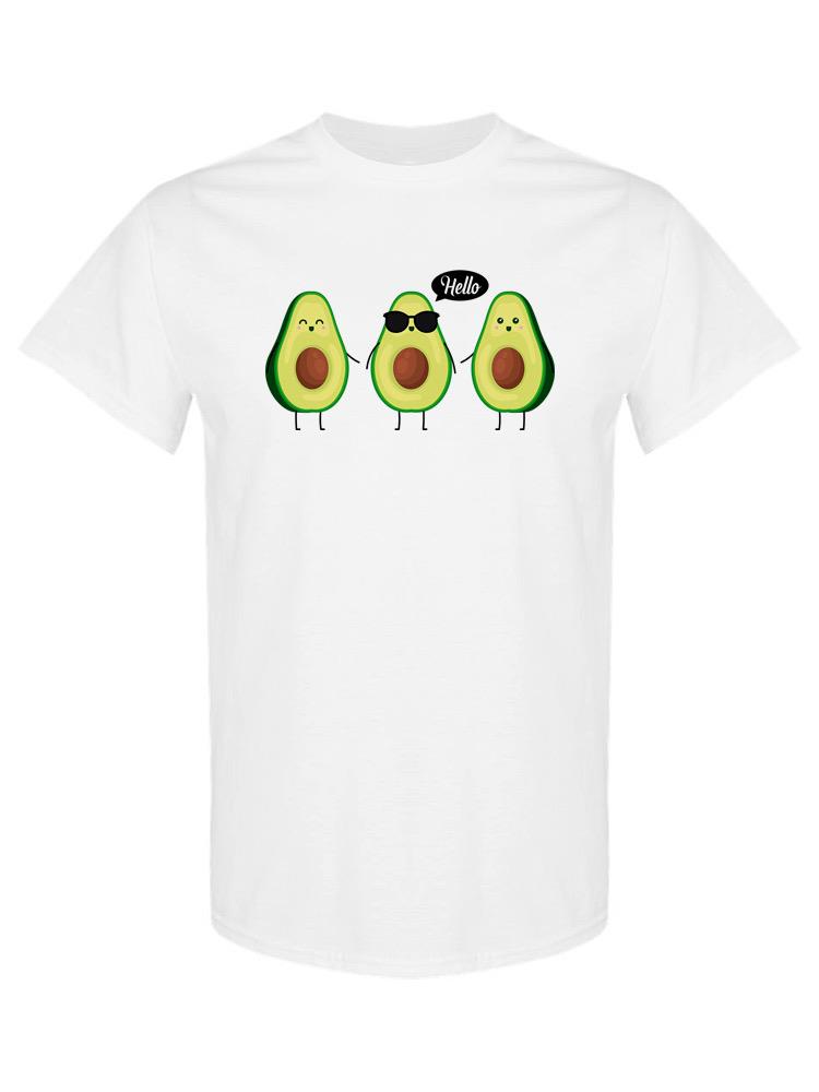 Avocado Greeting T-shirt -SPIdeals Designs