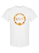 Autumn Wreath T-shirt -SPIdeals Designs