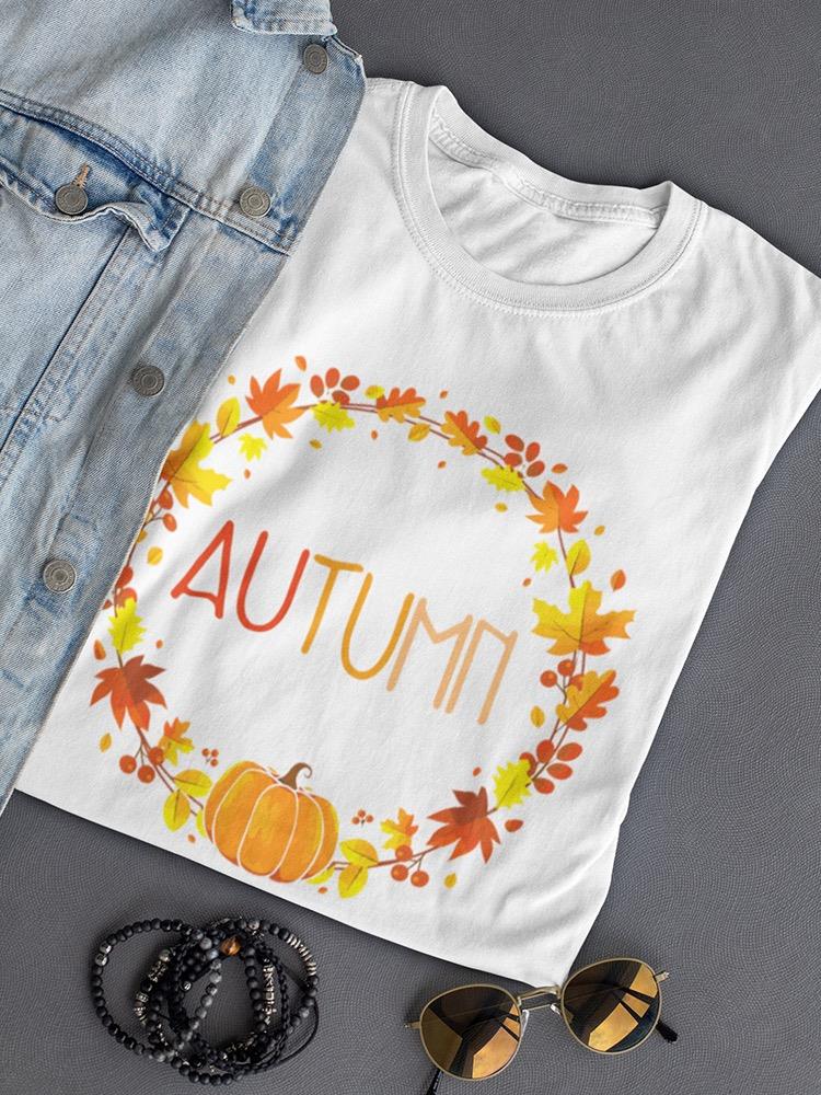 Autumn Wreath T-shirt -SPIdeals Designs