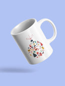 Christmas Bulb With Icons Mug -SPIdeals Designs