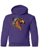 Portrait Of A Horse Hoodie -SPIdeals Designs
