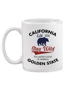 Califonia Golden State Bear Mug -SPIdeals Designs