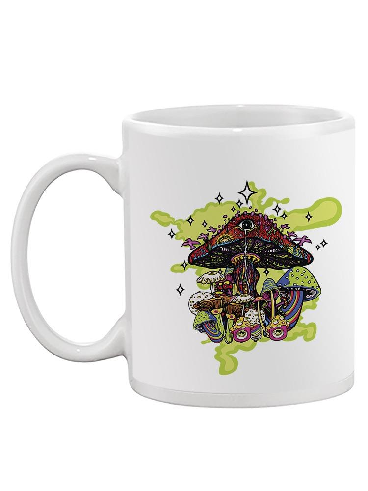 Psychedelic Mushrooms Mug -SPIdeals Designs