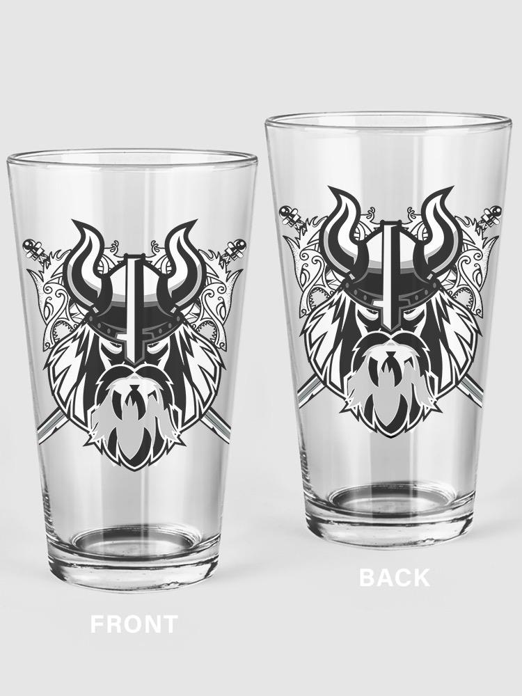 Viking Warrior Pint Glass -SPIdeals Designs
