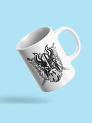 Viking With Swords Mug -SPIdeals Designs