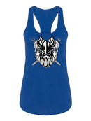 Viking With Swords Racerback Tank -SPIdeals Designs