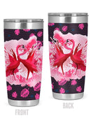 Pink Flamingos Tumbler -SPIdeals Designs
