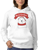 Merry Christmas Polar Bear Hoodie -SPIdeals Designs