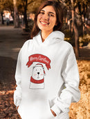 Merry Christmas Polar Bear Hoodie -SPIdeals Designs