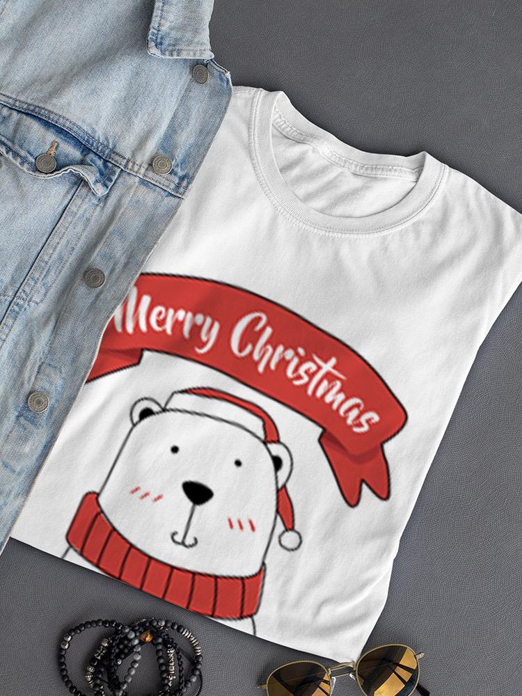 Merry Christmas Polar Bear T-shirt -SPIdeals Designs