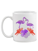 Purple Flamingos Mug -SPIdeals Designs