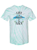 Life Better At The Lake Tie Dye Tee -SPIdeals Designs