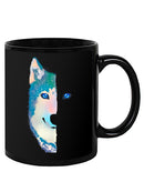 Wolf's Half Face Mug -SPIdeals Designs