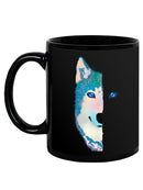 Wolf's Half Face Mug -SPIdeals Designs