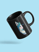 Wolf's Half Face Mug -SPIdeals Designs