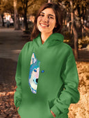 Wolf's Half Face Hoodie or Sweatshirt -SPIdeals Designs