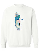 Wolf's Half Face Hoodie or Sweatshirt -SPIdeals Designs